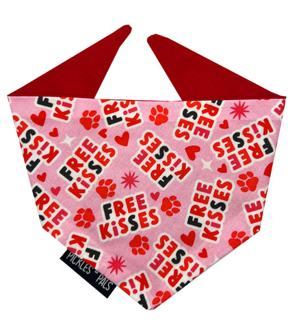 FREE KISSES VALENTINE BANDANA