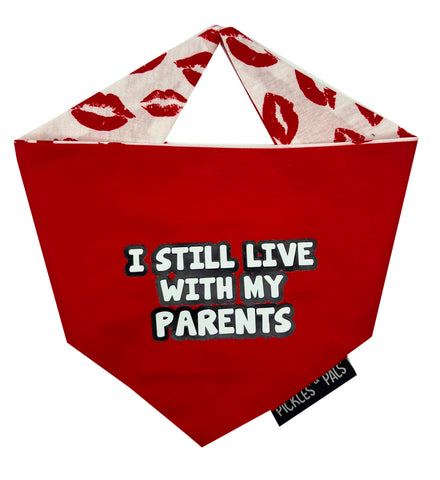 I STILL LIVE WITH MY PARENTS VALENTINE BANDANA