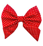 50s Retro Sailor Bow Red