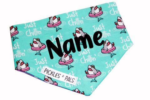 Vacation Mode Shark Dog Bandana