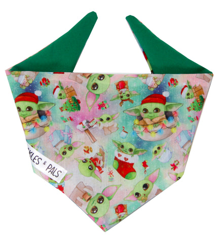 Galaxy Baby's Christmas Bandana