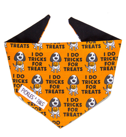 I Do Tricks FOR Treats Halloween Bandana