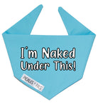 I'm Naked Naughty Bandana (Blue)