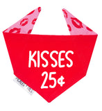 Kisses 25¢ Valentine Bandana