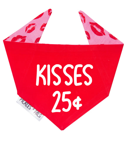Kisses 25¢ Valentine Bandana